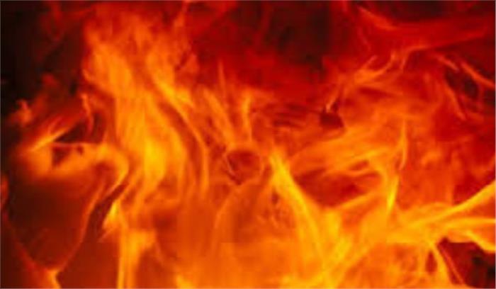 पंजाब :मार्कफेड के गोदाम में लगी आग 