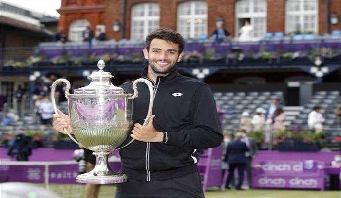 मातेओ बेरेटिनी ने कैमरून नूरी को हराकर क्विंस क्लब चैंपियनशिप का खिताब जीता