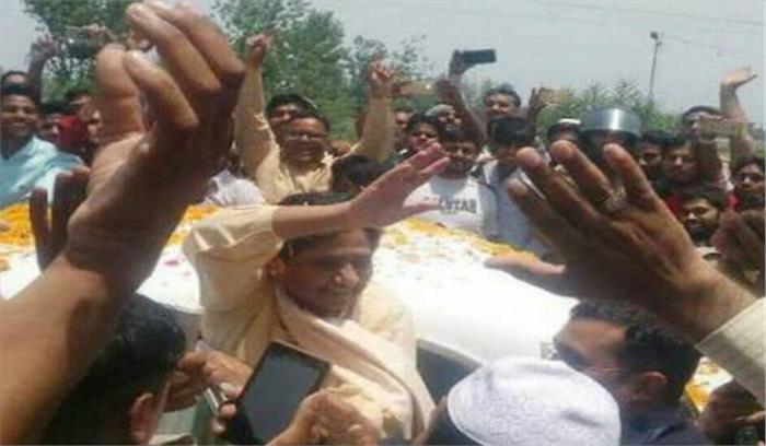 भाजपा का असली चेहरा दलित विरोधी, योगी सरकार समाज को तोड़ने का काम कर रही : मायावती