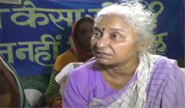 मेधा पाटकर का उपवास जारी, स्वास्थ्य में गिरावट