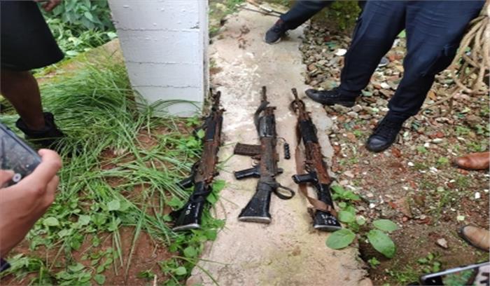 मेघालय पुलिस से छीने गए हथियार शिलांग नदी में मिले