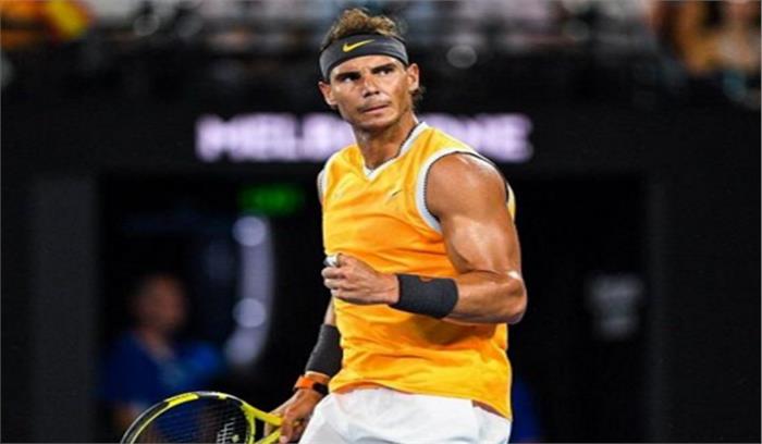 राफेल नडाल पांचवीं बार ऑस्ट्रेलियन ओपन के फाइनल में पहुंचे
