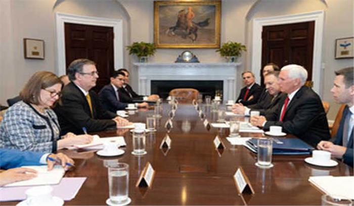 अमेरिकी उपराष्ट्रपति के साथ बैठक सकरात्मक : मेक्सिको अमेरिकी उपराष्ट्रपति के साथ बैठक सकरात्मक : मेक्सिको