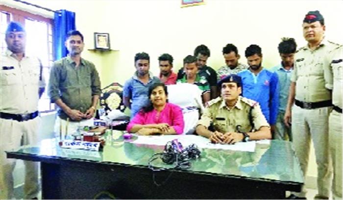 सामूहिक दुष्कर्म, 7 आरोपी गिरफ्तार, 2 की तलाश जारी