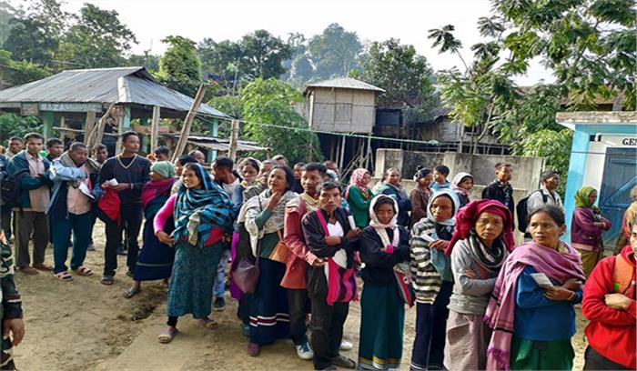 मिजोरम में सुबह 9 बजे तक 15 फीसदी मतदान