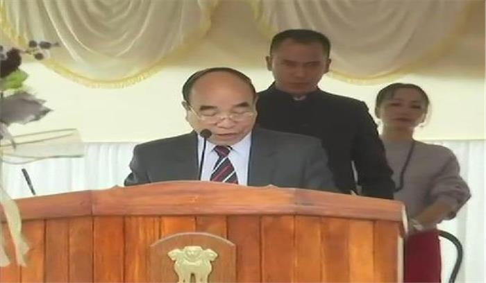 जोरमथांगा ने ली मिजोरम के मुख्यमंत्री पद की शपथ
