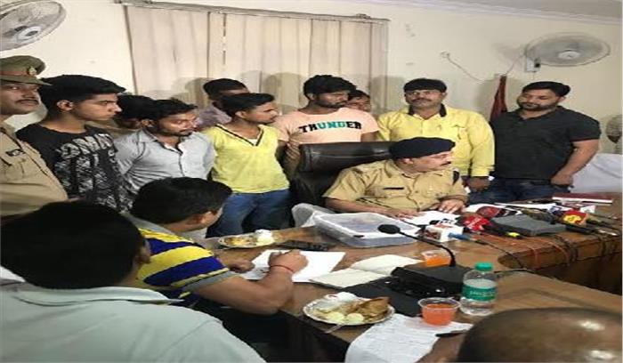 मोबाइल चोर गिरोह का पर्दाफाश