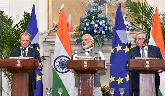 भारत-ईयू आतंक के खिलाफ और आर्थिक सहयोग के लिए प्रतिबद्ध :मोदी