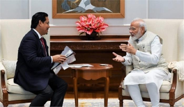 मोदी से मिले कोनराड संगमा, केंद्रीय फंड मांगा