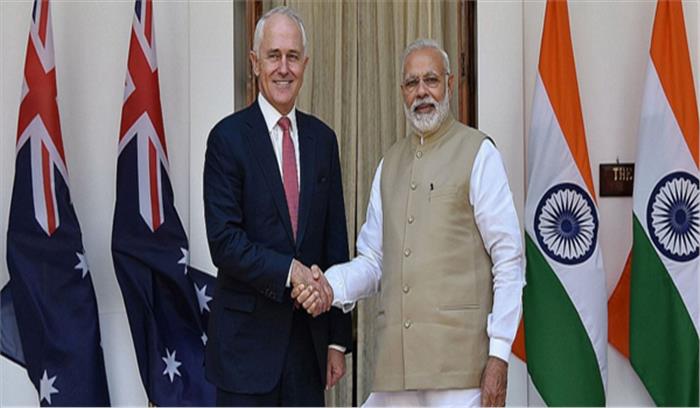 नैनो बायोटेक्नोलोजी सेंटर का उद्घाटन मोदी, टर्नबुल ने किया