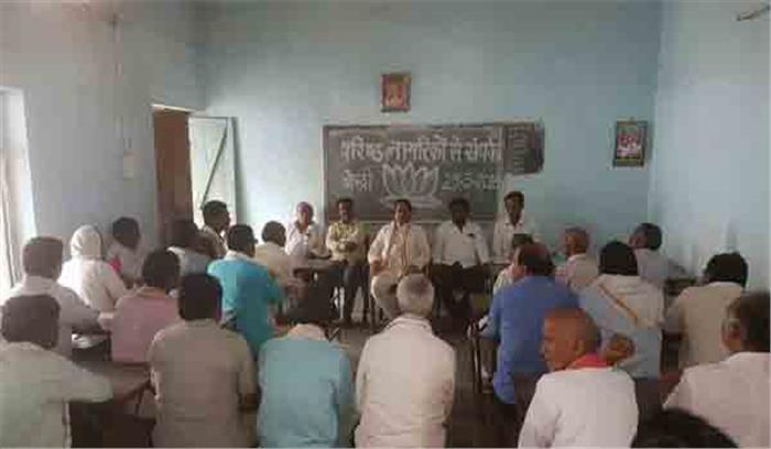 अशोक बजाज ने भाजपा कार्यकर्ताओं संग वरिष्ठ नागरिकों से किया संपर्क