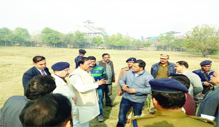 प्रधानमंत्री की जनसभा  के लिए प्राधिकरण ने चिन्हित किए तीन स्थान