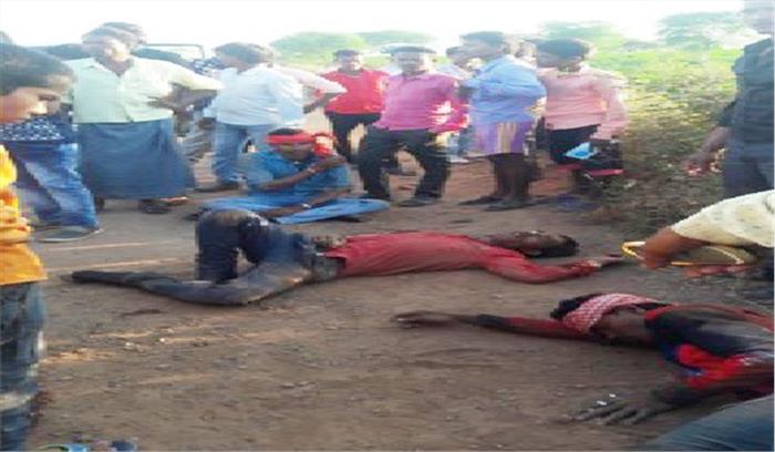 मोटर साइकिल भिड़ंत में दो गंभीर रूप से घायल