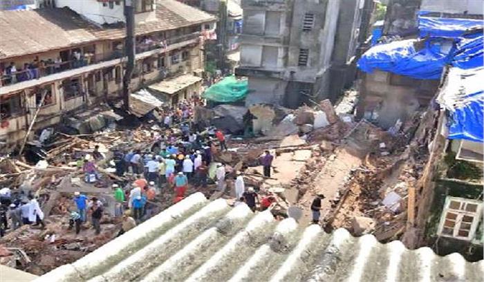 मुंबई : पांच मंजिला इमारत गिरने से 19 की मौत