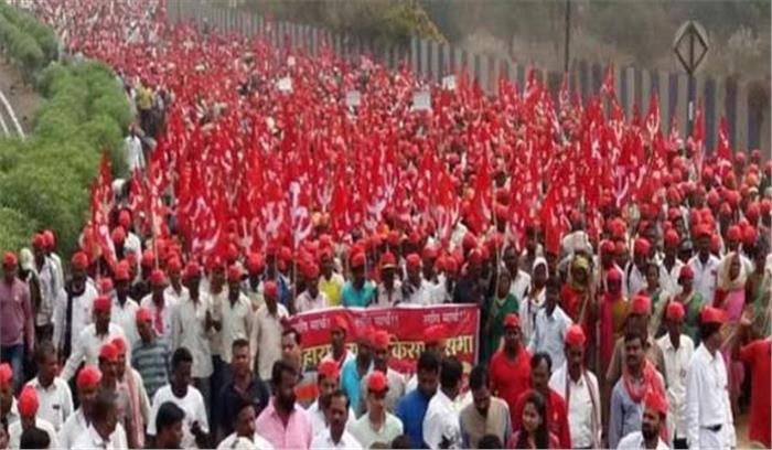 महाराष्ट्र में दूसरी बार किसानों का विरोध मार्च शुरू
