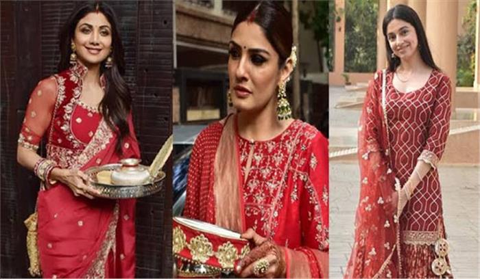 इस तरह से बॉलीवुड सेलेब्रिटीज ने मनाया करवा चौथ