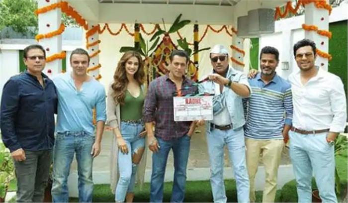 सलमान खान ने राधे की शूटिंग शुरू की