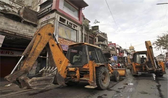 अतिक्रमण मुक्त हुईं उत्तरी दिल्ली की सड़के