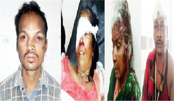 पूरे परिवार की हत्या करने की नीयत से किया जानलेवा हमला