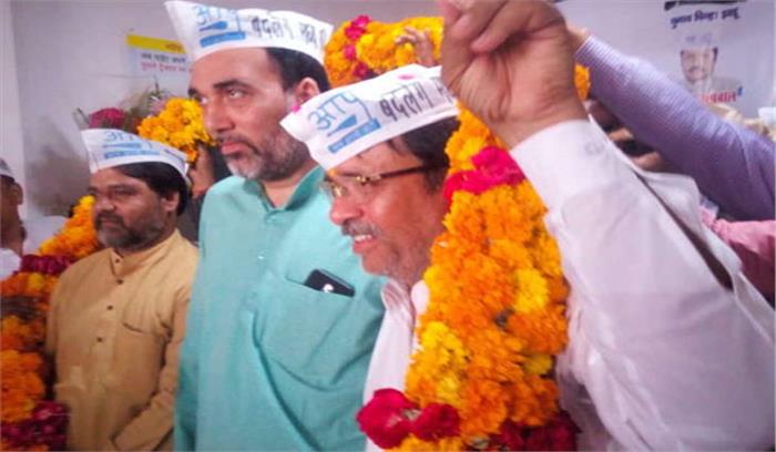 राजोरिया ने बसपा छोड़ आप में शामिल