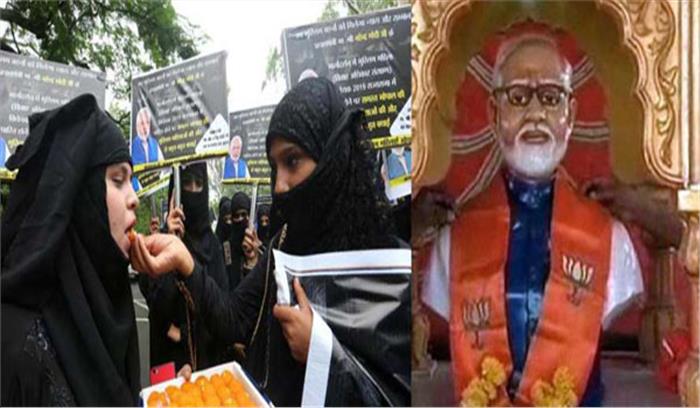 उप्र : मुजफ्फरनगर में मोदी का मंदिर बनवा रहीं मुस्लिम महिलाएं