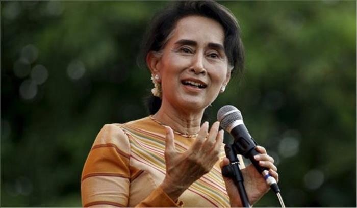 म्यांमार सरकार रोहिंग्या शरणार्थियों को वापस लेने पर काम कर रही है: सू की