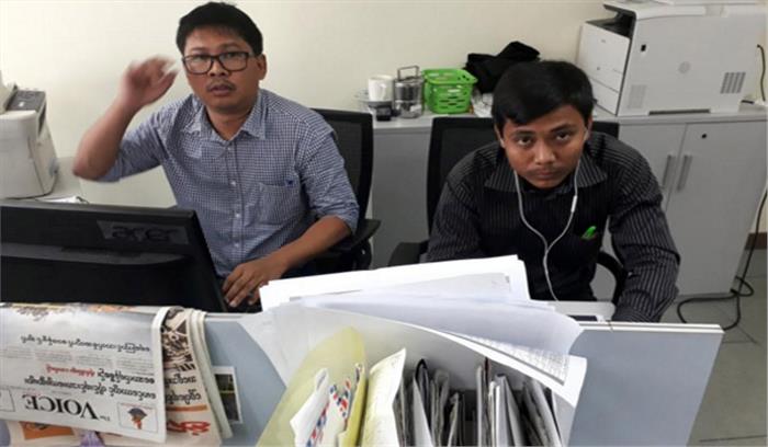 रायटर पत्रकारों ने किया गोपनीयता कानून का उल्लंघन: म्यांमार