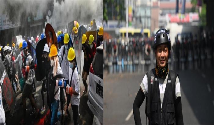 म्यांमार की सेना ने प्रदर्शनकारियों को दी चेतावनी