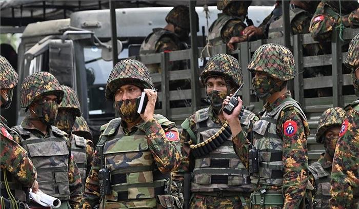 म्यांमार की सेना ने बढा़ई सशस्त्र समूहों के खिलाफ अपने अभियान के निलंबन की अवधि