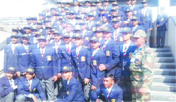 एनसीसी कैडेट्स को सीडब्ल्यूएस बेस्ट कैडेट अवार्ड