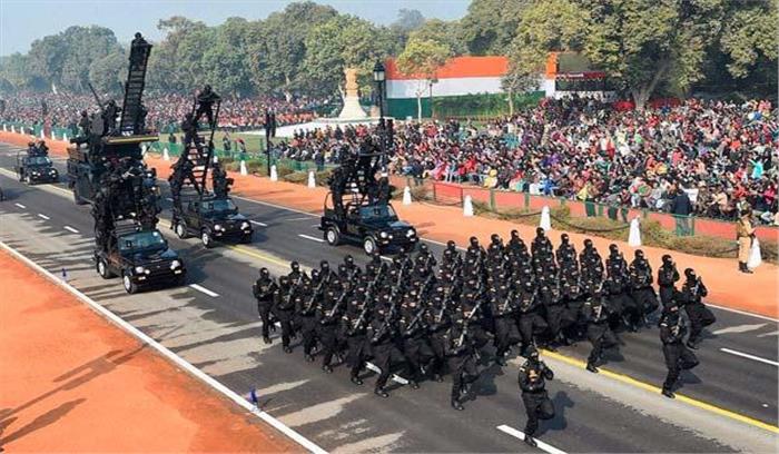 गणतंत्र दिवस परेड में NSG कमांडो ने दिखाई ताकत