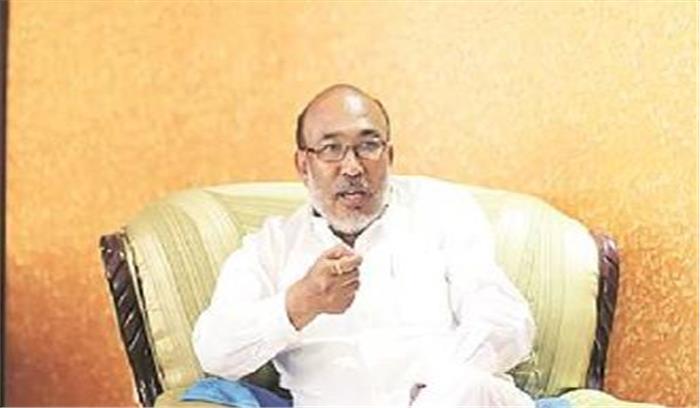 केंद्र सरकार उग्रवादी नेताओं से बातचीत करें : एन बीरेन