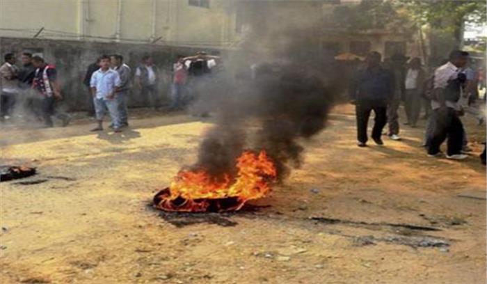 नागालैंड में चुनाव से पहले हिंसा, संपत्ति को पहुंचाया नुकसान