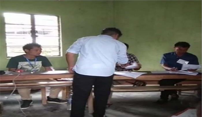 नागलैंड उपचुनाव: एक बजे तक 60 प्रतिशत मतदान