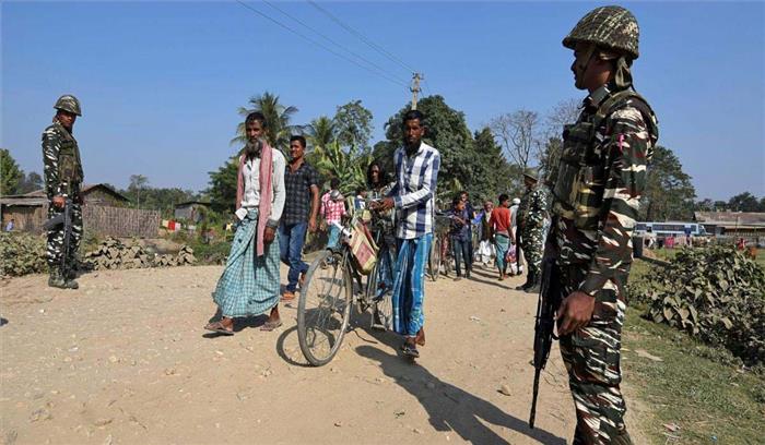 एनआरसी मुद्दा: अवैध घुसपैठ को रोकने के लिए असम सीमा पर अतिरिक्त सुरक्षा बल तैनात