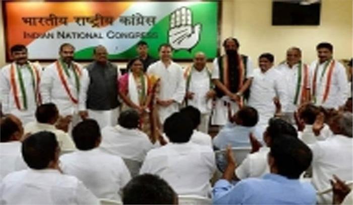 नगम जनार्दन रेड्डी सहित तेलंगाना के कई नेता कांग्रेस में शामिल