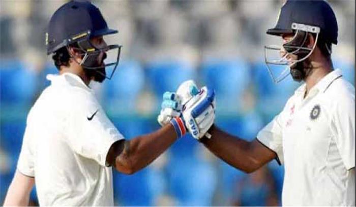 नागपुर टेस्ट मैच में भारत को मिली 107 रनों की बढ़त नागपुर टेस्ट मैच में भारत को मिली 107 रनों की बढ़त