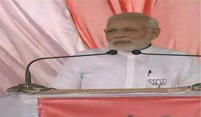 अगर कोई कांग्रेस की छवि बचाने की कोशिश कर रहा तो वह जेडी-एस है: मोदी