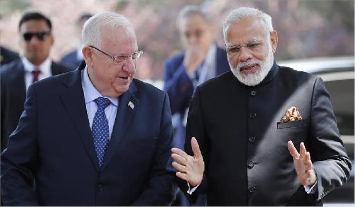 पीएम मोदी ने इज़राइल के राष्ट्रपति रूवेन से मुलाकात की