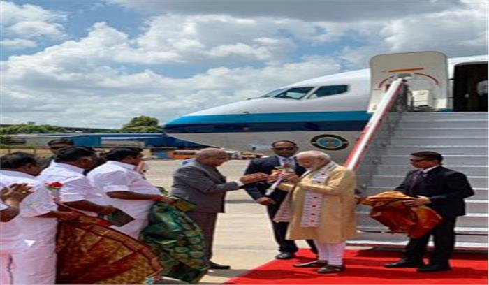 जिनपिंग से साथ बैठक के लिए चेन्नई आये पीएम मोदी