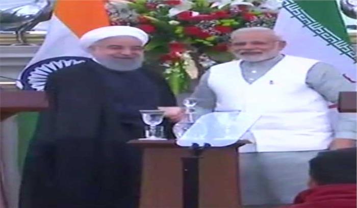 पीएम मोदी ने  ईरान के राष्ट्रपति के साथ द्विपक्षीय सहयोग पर की चर्चा