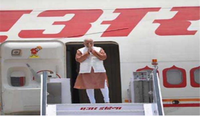 पीएम मोदी तीन देशों की यात्रा पर रवाना