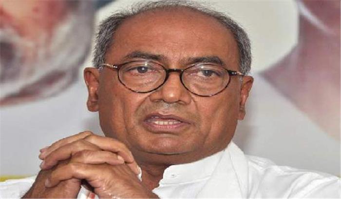 होशंगाबाद में दिग्विजय सिंह की नर्मदा परिक्रमा