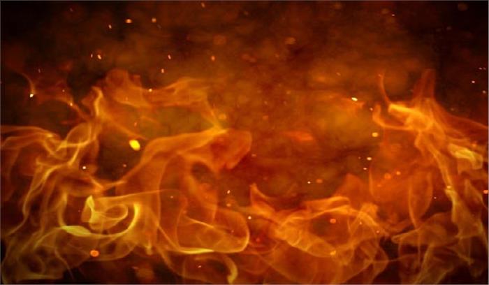 हरियाणा रोडवेज बस में अचानक लगी आग,50 यात्री बाल-बाल बचे