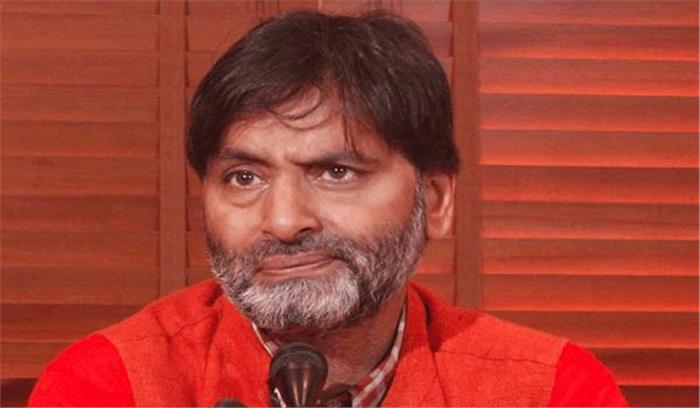 श्रीनगर :अलगाववादी नेता यासीन मलिक के घर पर एनआईए का छापा