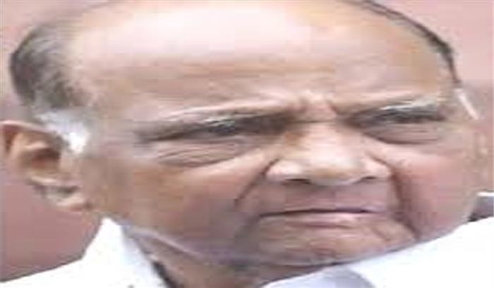 राकांपा प्रमुख पवार की ओर से चादर पेश