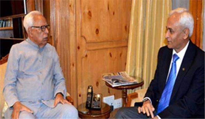 नौसेनाध्यक्ष लांबा की वोहरा से मुलाकात, राष्ट्रीय सुरक्षा पर हुई चर्चा