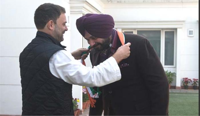 कांग्रेस में शामिल हो गए नवजोत सिंह सिद्धू