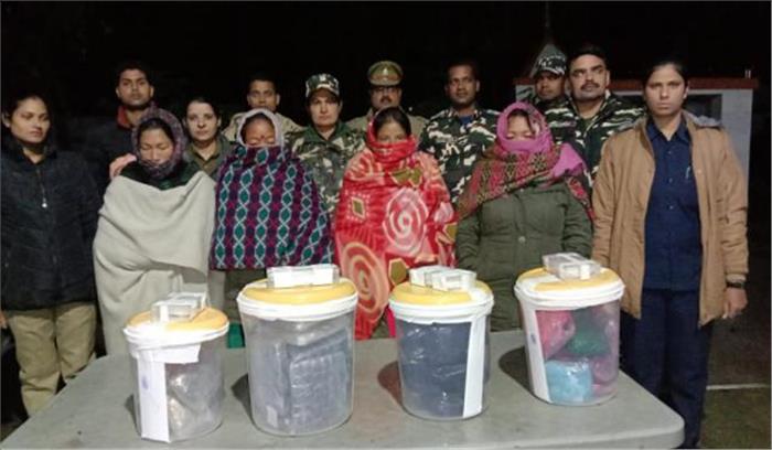 नेपाली तस्करों के कब्जे से 6 करोड़ की चरस बरामद