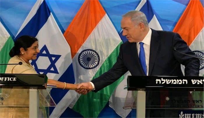 नेतन्याहू से मिलीं सुषमा नेतन्याहू से मिलीं सुषमा